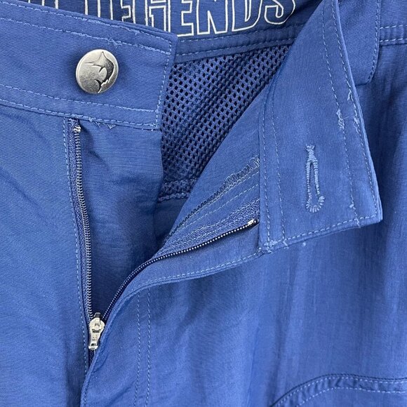 Reel Legends Quick-Dry Nylon Cargo Fishing Shorts‎ 36 Mesh Lined Pockets - Picture 4 of 12